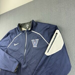 Nike Jacket Men's L Blue Fly Rush Villanova Waterproof Full Zip College Z657739